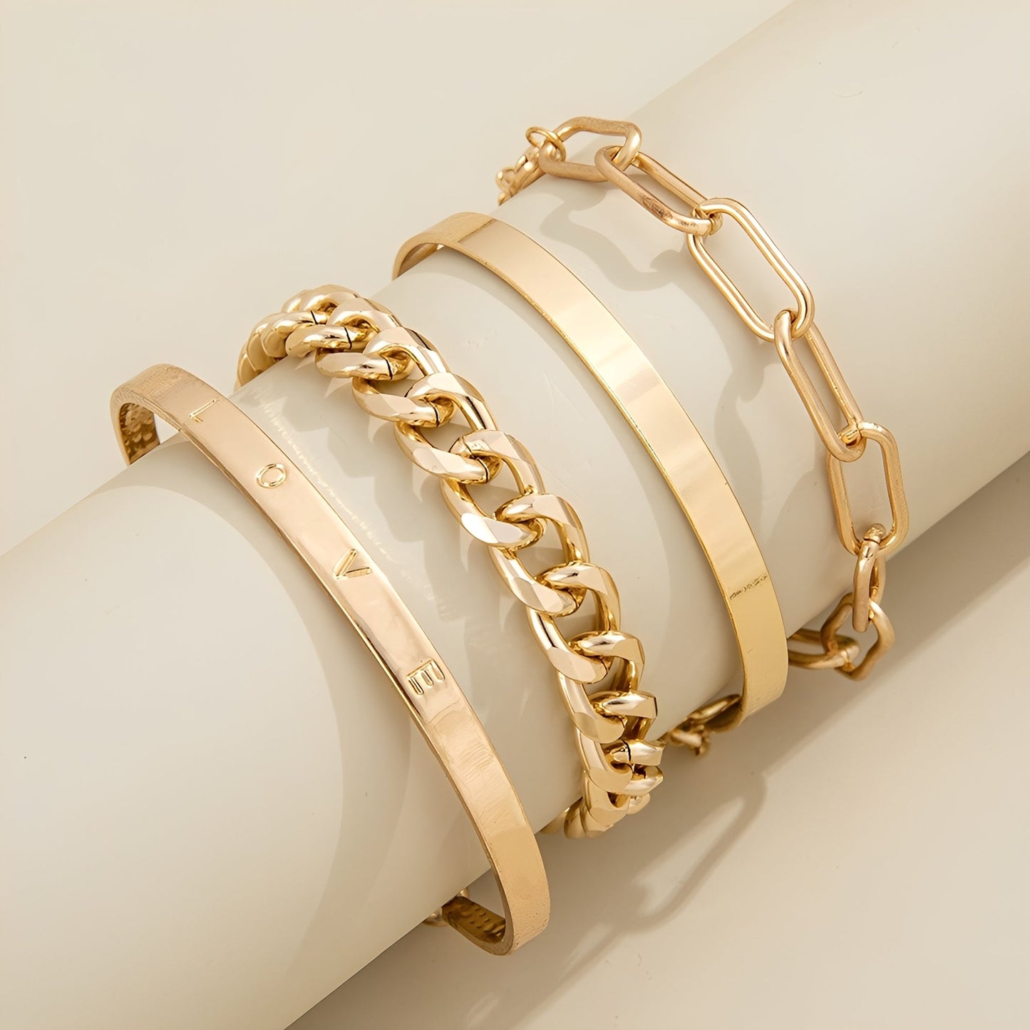 Elari – Ensemble de 4 Bracelets Élégants pour Poignet