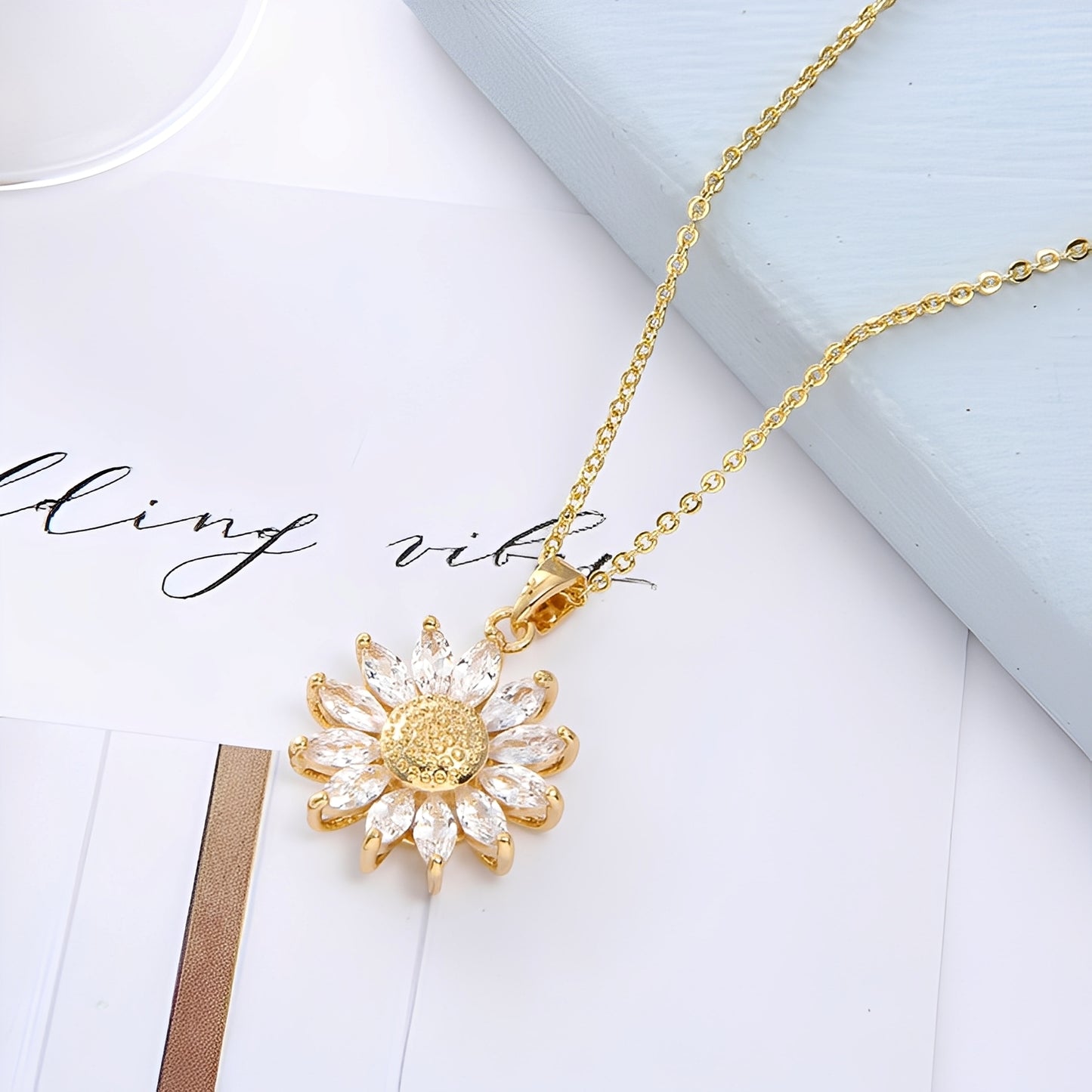 Elina – Parure Dorée 18 K sur Cuivre