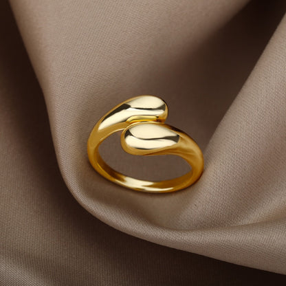 Nalia – Bague Ajustable en Or Élégant
