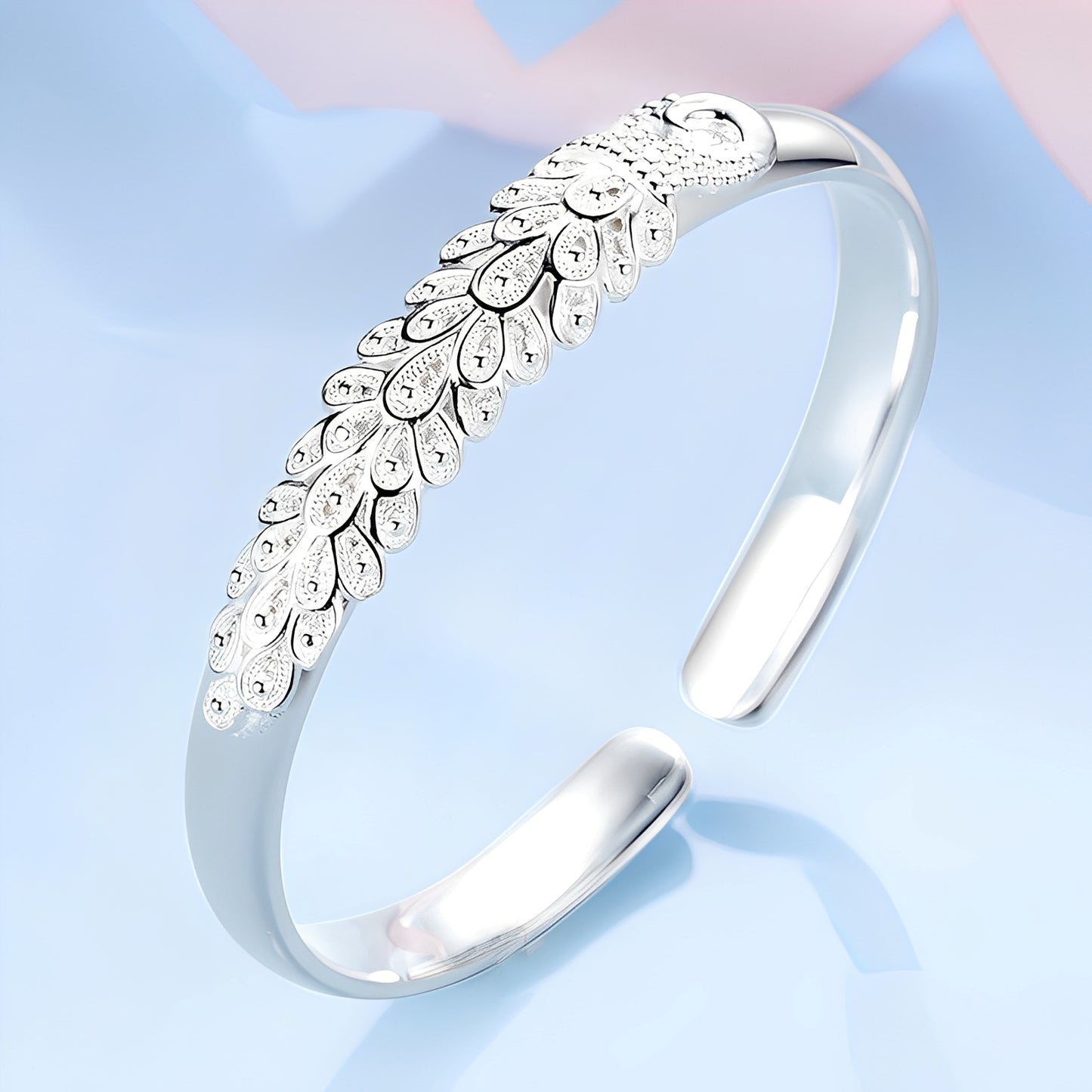 Elina – Bracelet Réglable de Sommeil en Argent