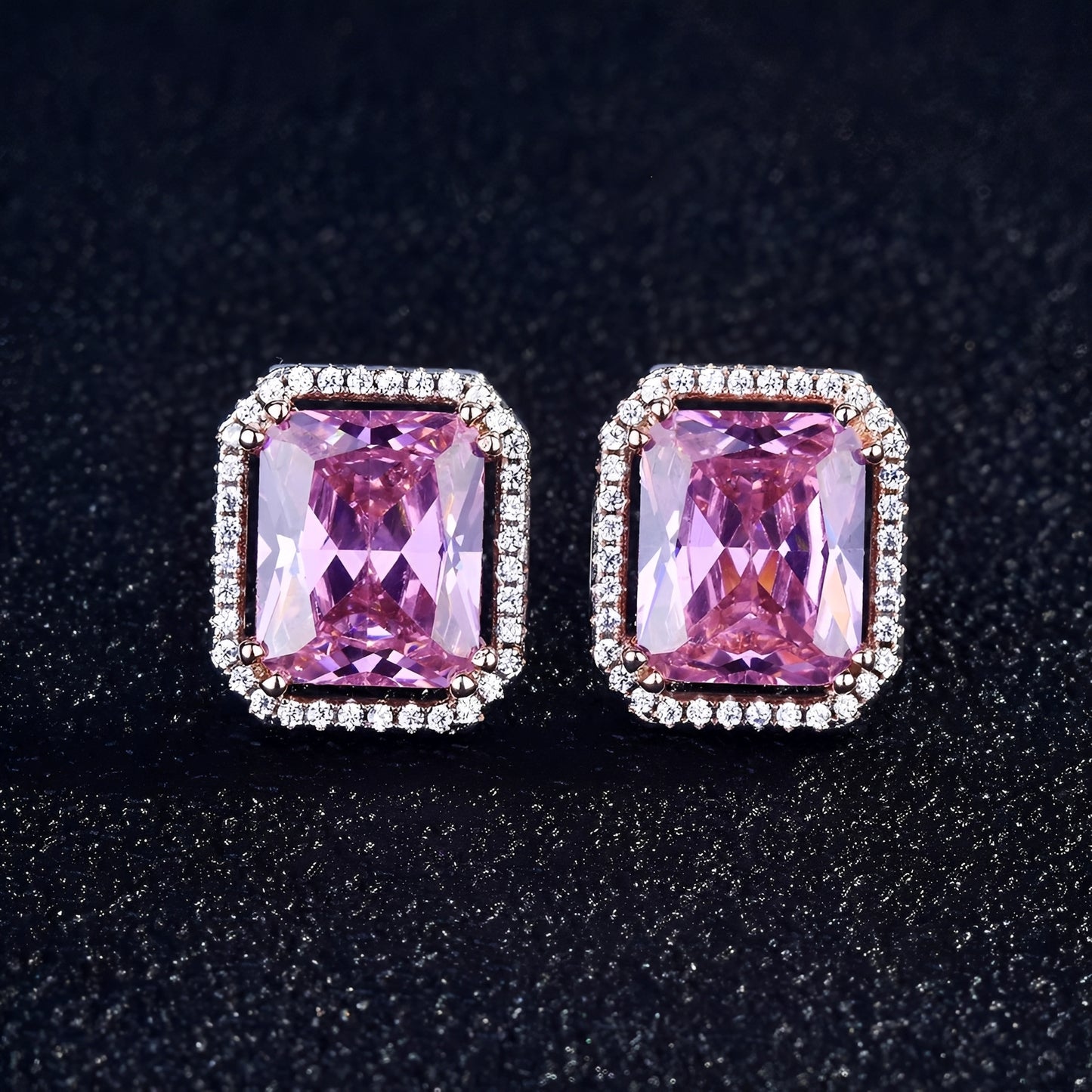 Lydiane – Collier Zircon Rectangulaire Style Princesse