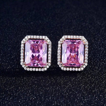 Lydiane – Collier Zircon Rectangulaire Style Princesse