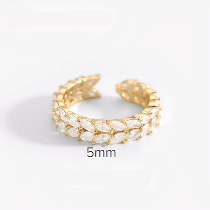 Patricia – Bague Feuilles de Printemps