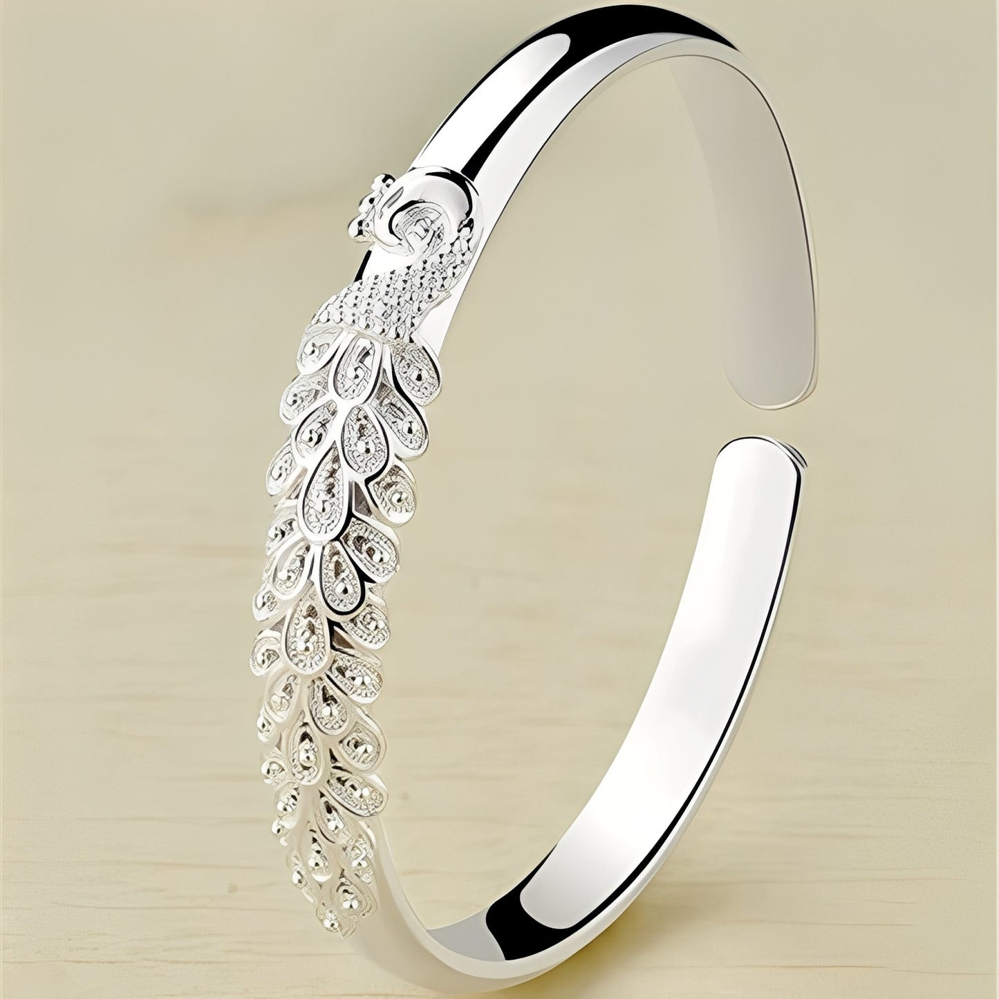 Elina – Bracelet Réglable de Sommeil en Argent