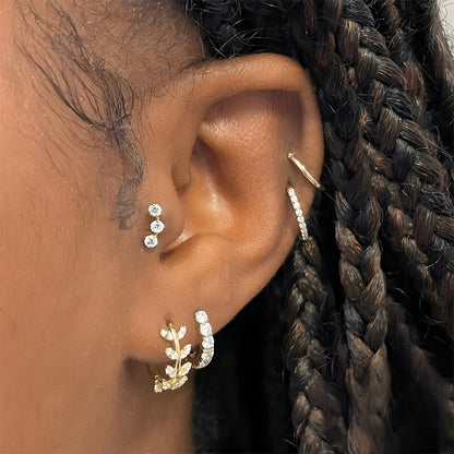 Estela – Boucles d'Oreilles Élégantes avec Cubiques 5A et Argent
