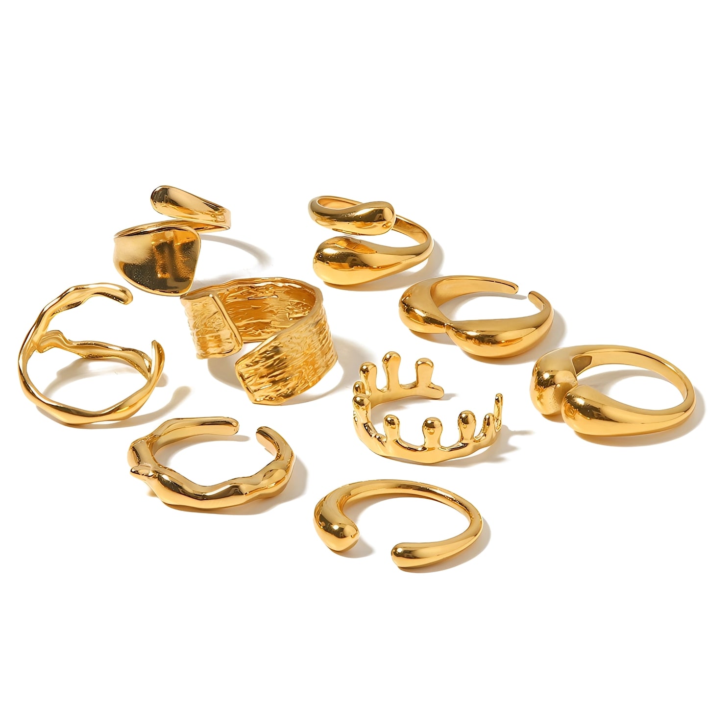 Naya – Bague Géométrique Ligne Minimaliste