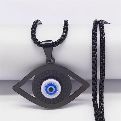 Kyra – Collier Protecteur Œil Bleu