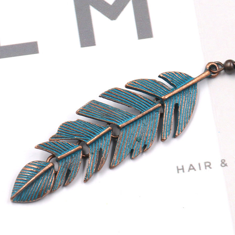 Ivana – Boucles d'oreilles feuille vintage