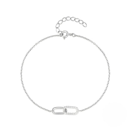 Rina – Bracelet à Maillons Scintillants