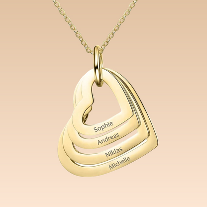Amelya – Collier Cœur Personnalisé Élégant