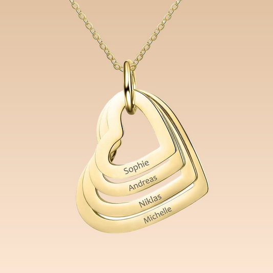 Amelya – Collier Cœur Personnalisé Élégant
