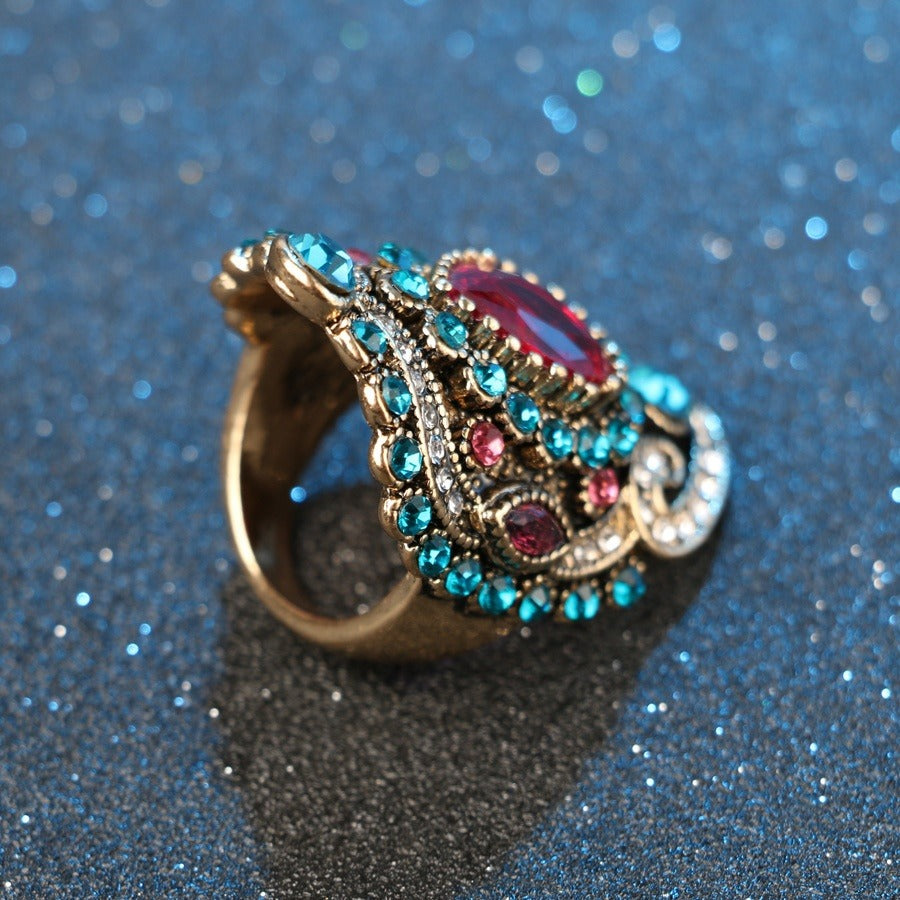 Diana – Bague Mosaïque Saphir Ottoman