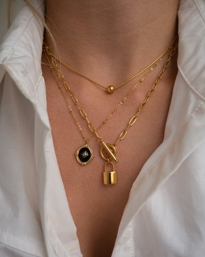 Goodlove - Collier avec pendentif en forme de serrure