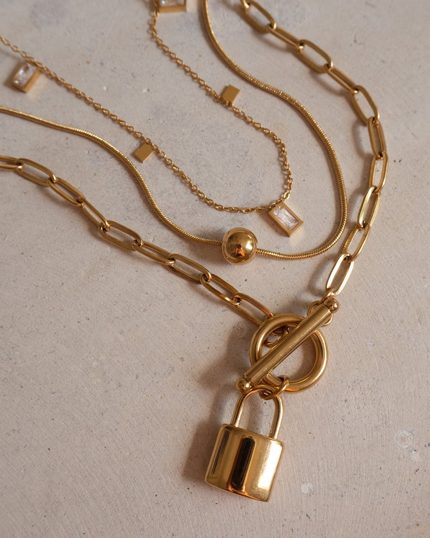 Goodlove - Collier avec pendentif en forme de serrure