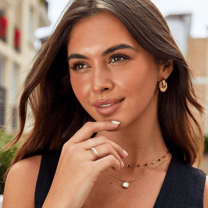Fely – Bague Sahara Dorée à Couches