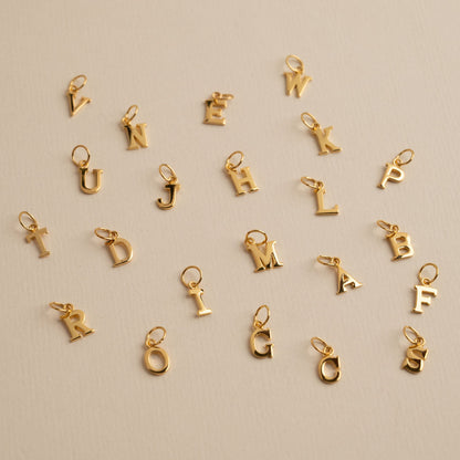 Sabrina - Pendentif Lettre en Or