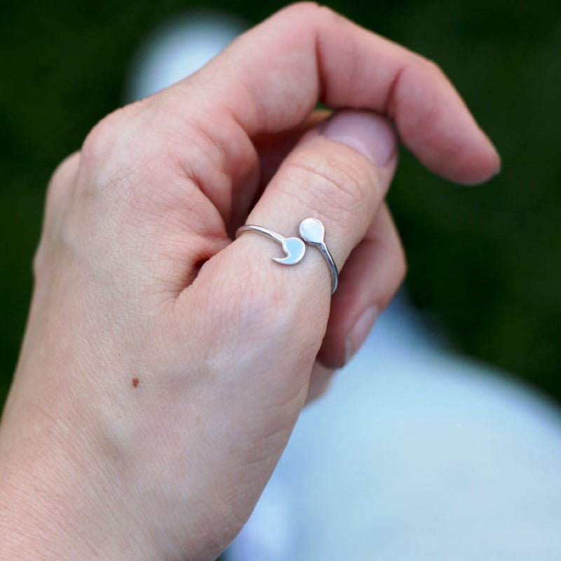 Bague Semicolon Délicate - Bague de Résilience
