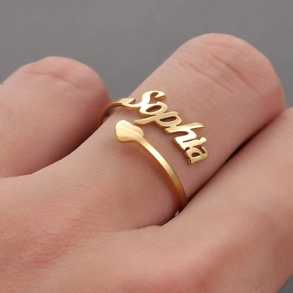 Elena – Bague Gravée avec Prénom