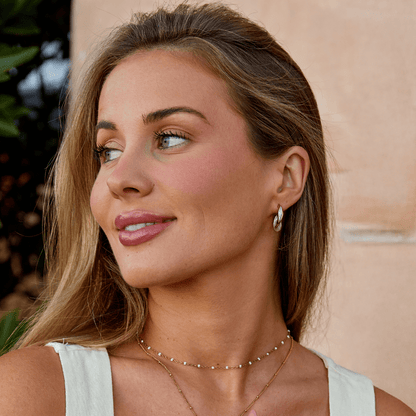 Mireya – Créoles Torsadées Nacre