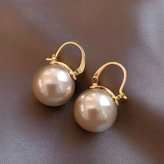 Ariane – Boucles d’Oreilles Sublimes en Or & Perle