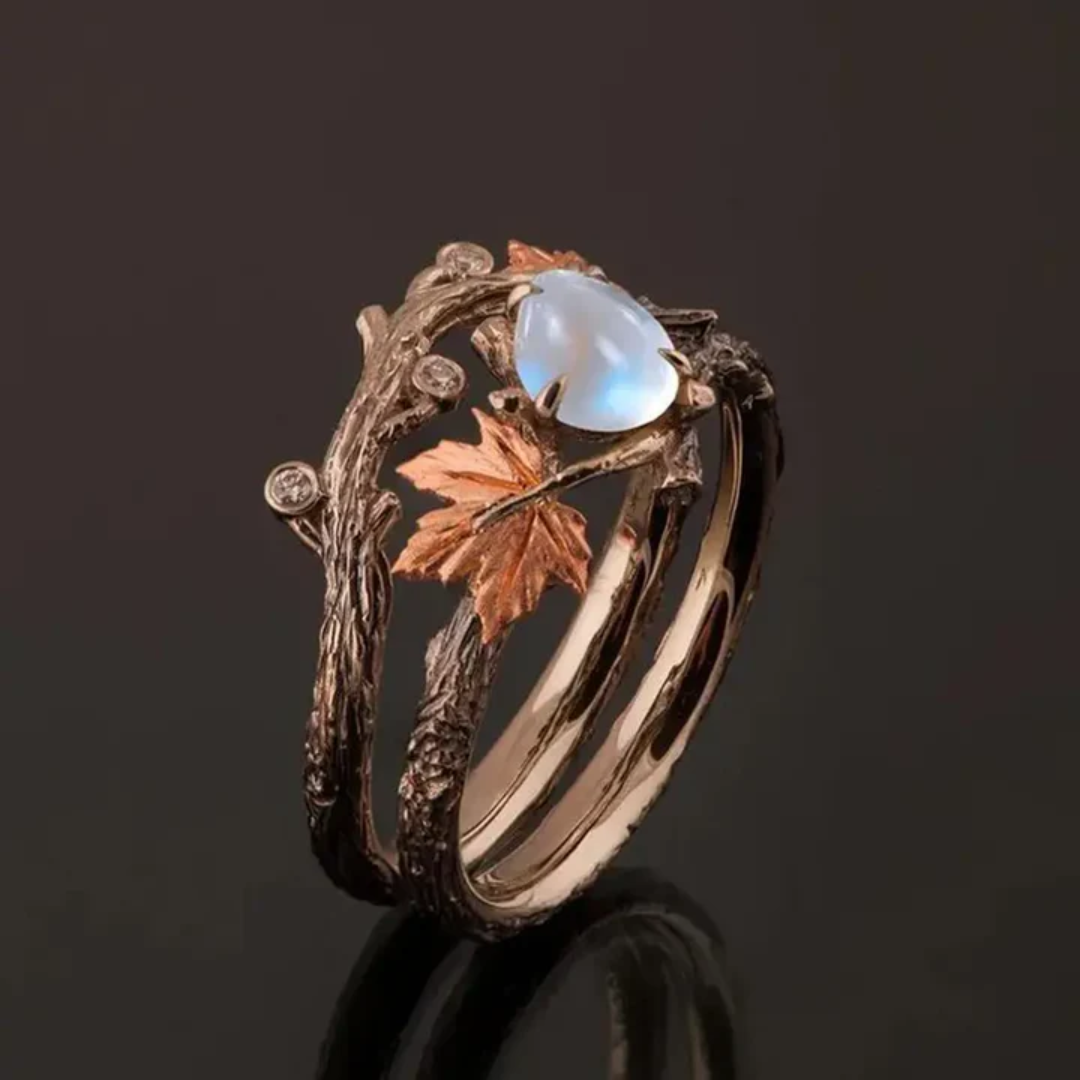 Luna – Bague Naturelle en Pierre de Lune