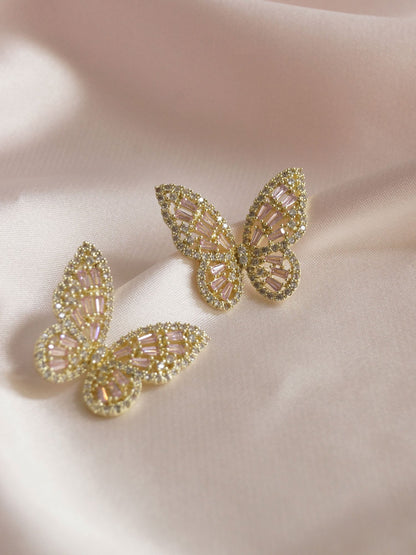 Niamh - Boucles d'oreilles papillon