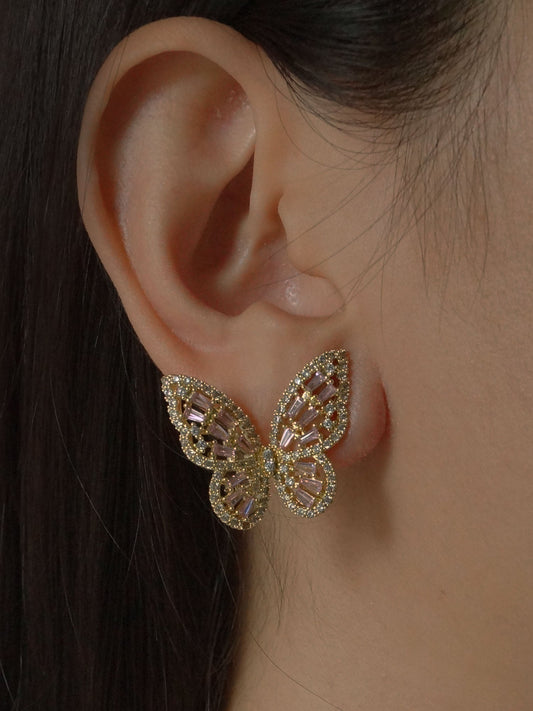 Niamh - Boucles d'oreilles papillon
