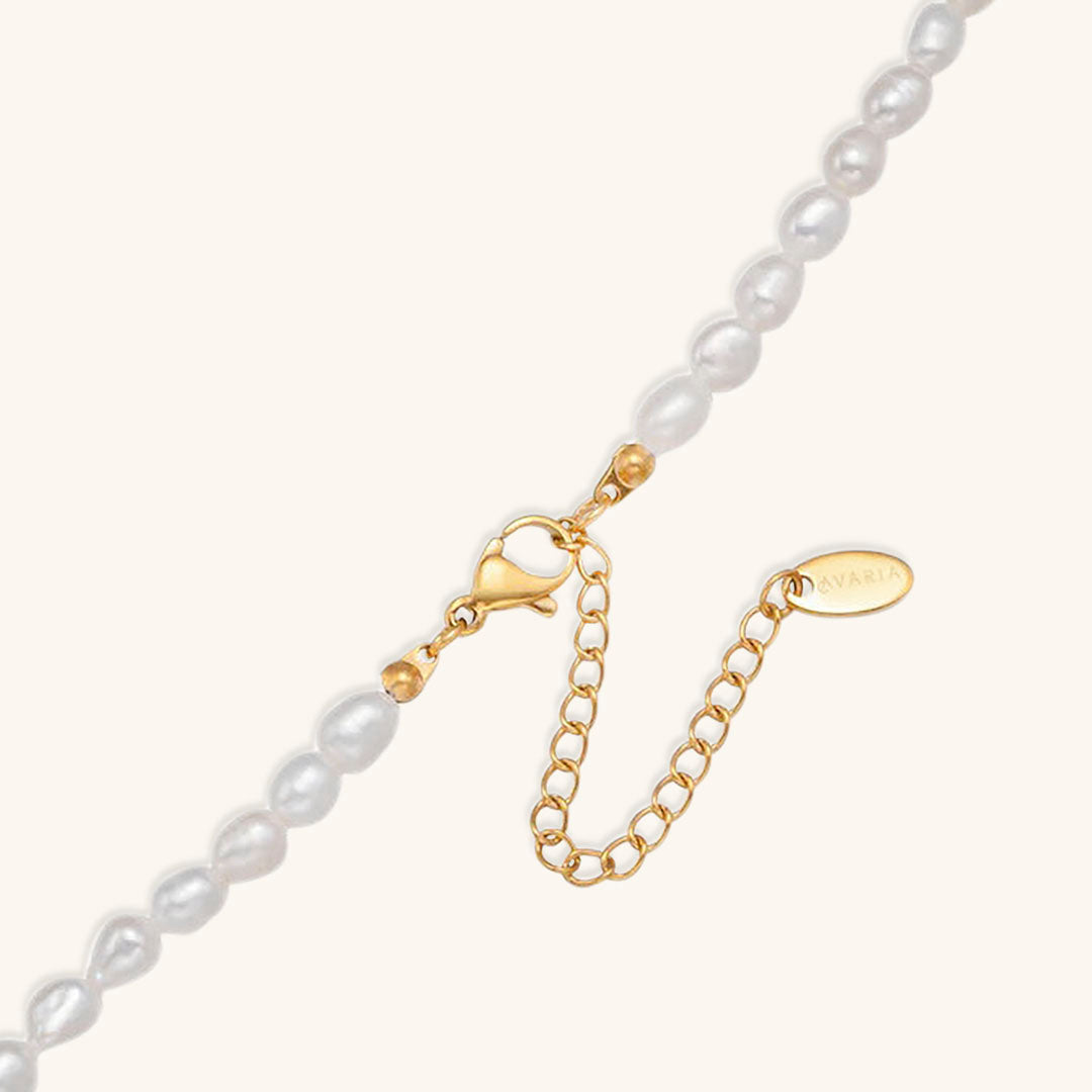 Avaria - Collier ras du cou en perles d'eau douce