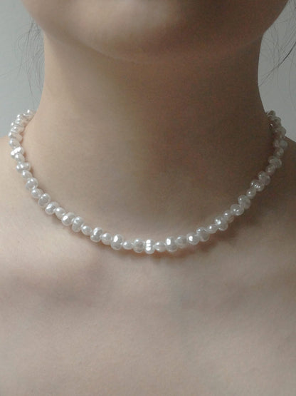 Stella - Collier de perles en grappe