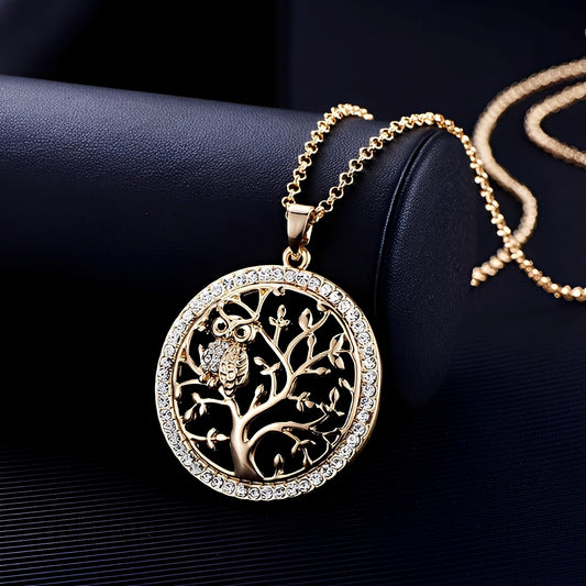 Gemma – Pendentif Arbre de Vie en Or Blanc