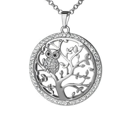 Gemma – Pendentif Arbre de Vie en Or Blanc