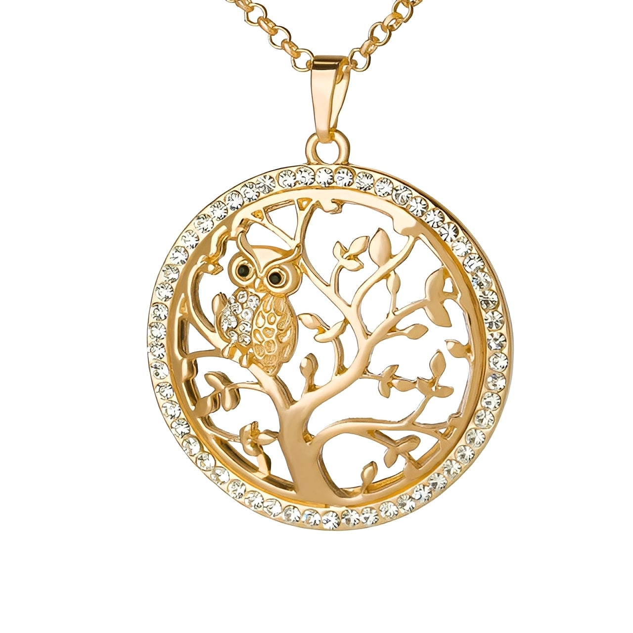 Gemma – Pendentif Arbre de Vie en Or Blanc