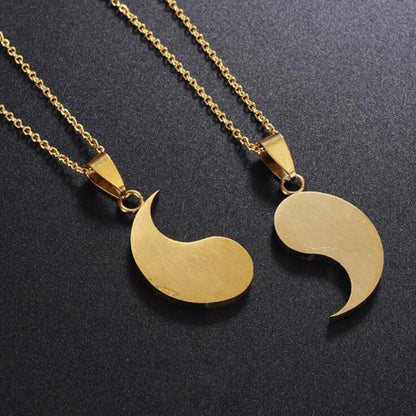 Tao – Collier Yin Yang Séparable pour Couple ou Amis