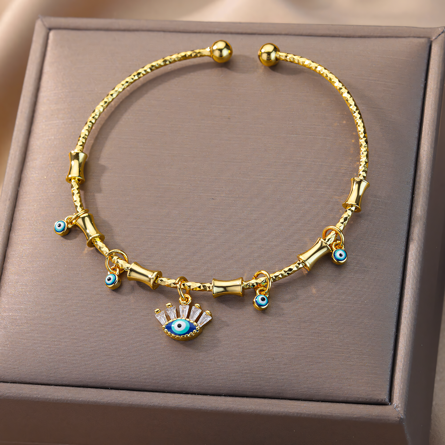 Yasmina – Bracelet Talisman Mauvais Œil