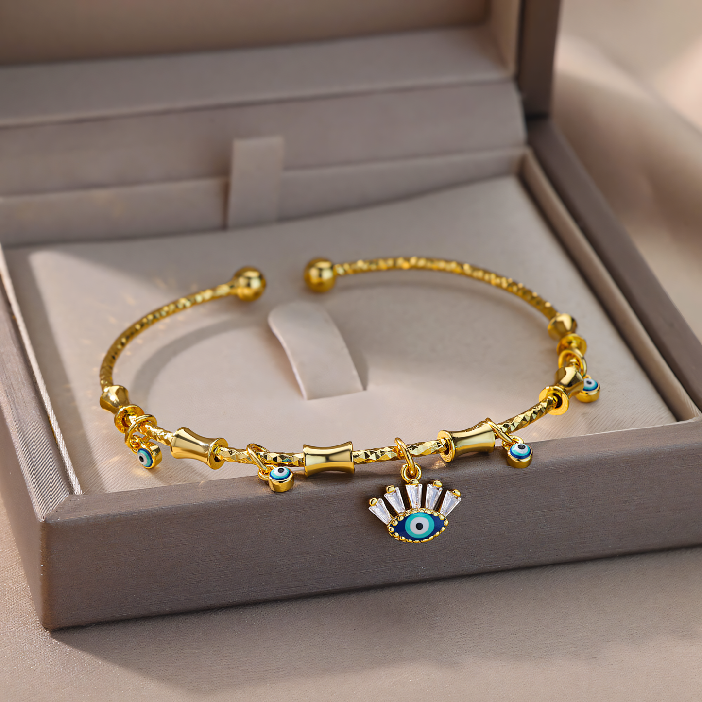 Yasmina – Bracelet Talisman Mauvais Œil