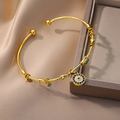 Yasmina – Bracelet Talisman Mauvais Œil