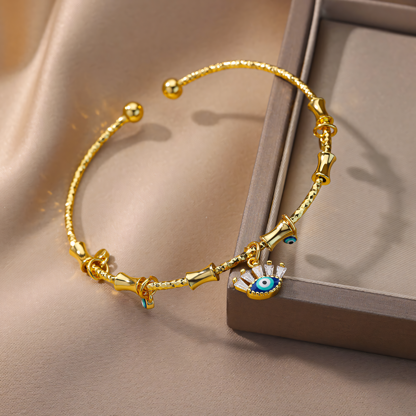 Yasmina – Bracelet Talisman Mauvais Œil