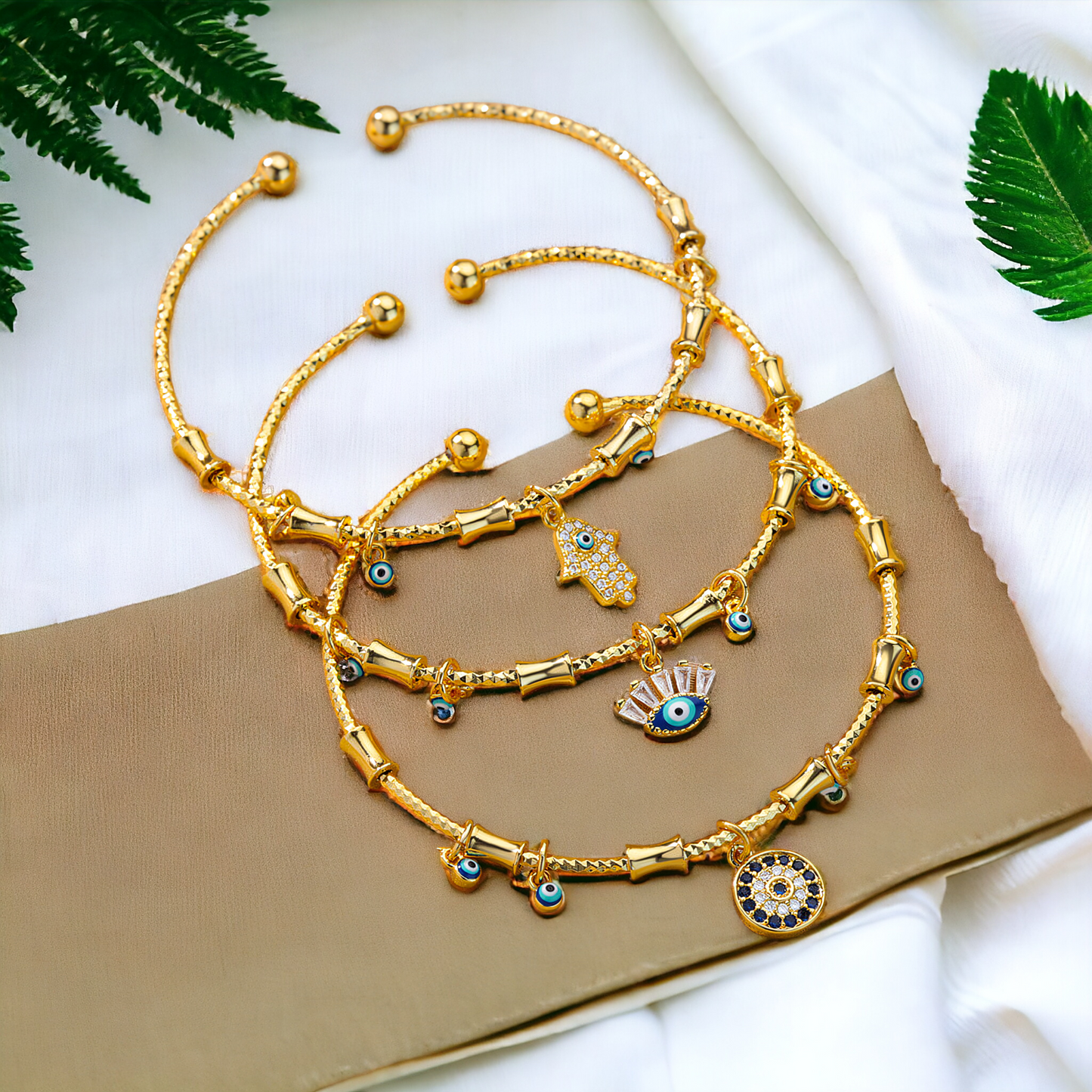 Yasmina – Bracelet Talisman Mauvais Œil