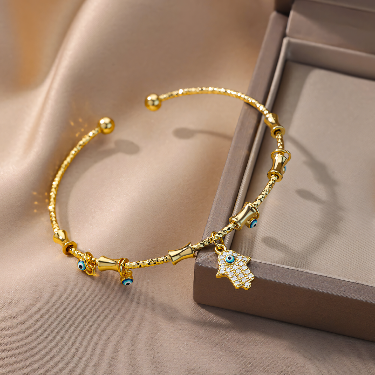 Yasmina – Bracelet Talisman Mauvais Œil