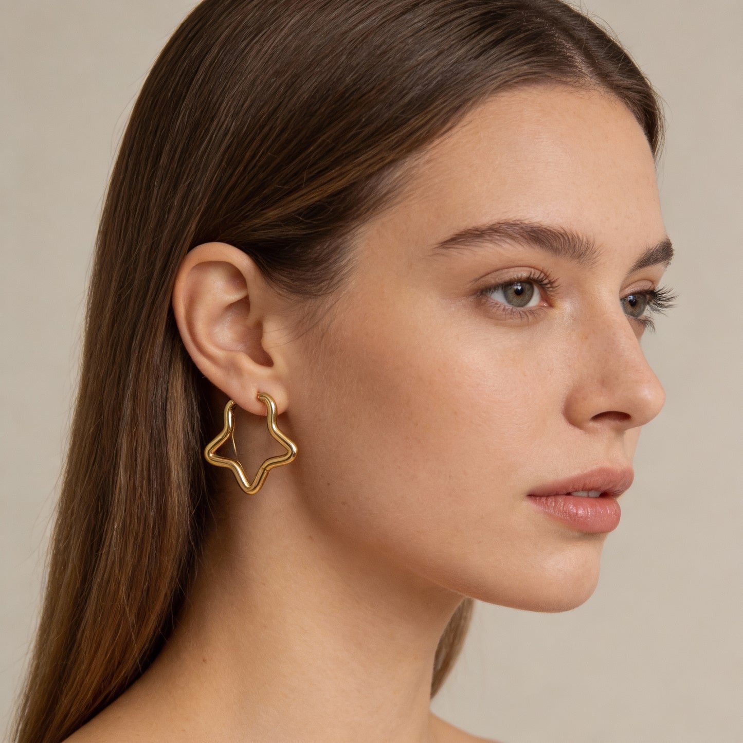 Luna – Créoles Étoile Dorées