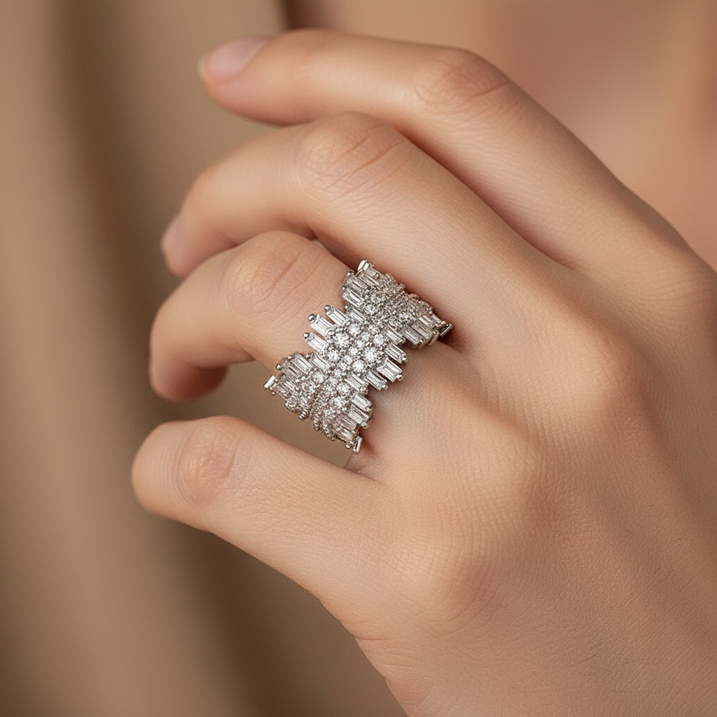 Margaux – Bague Zircon Cercle Complet