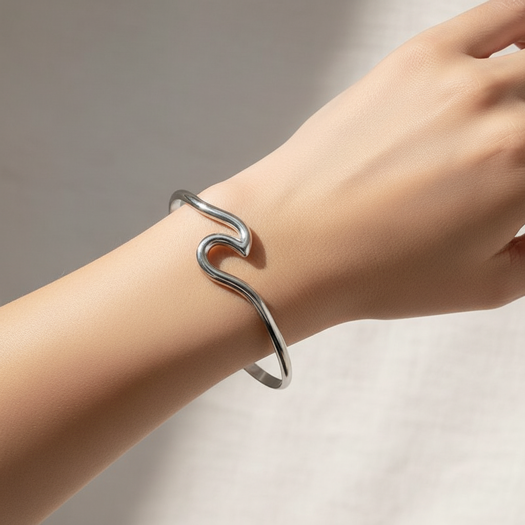 Nox – Bracelet Géométrique Minimaliste