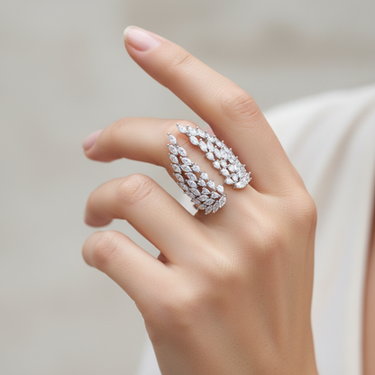 Isaline – Bague Ailes d’Ange en Argent