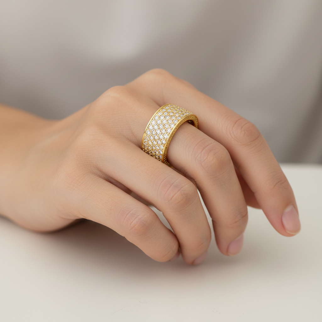 Tally – Bague avec Zircon Incrusté