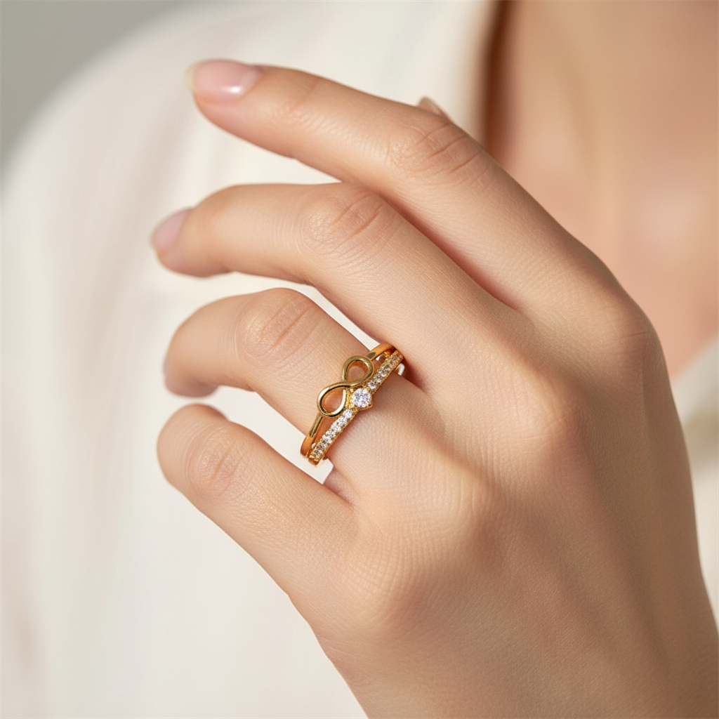 Elisha – Bague Éternité Fleurie