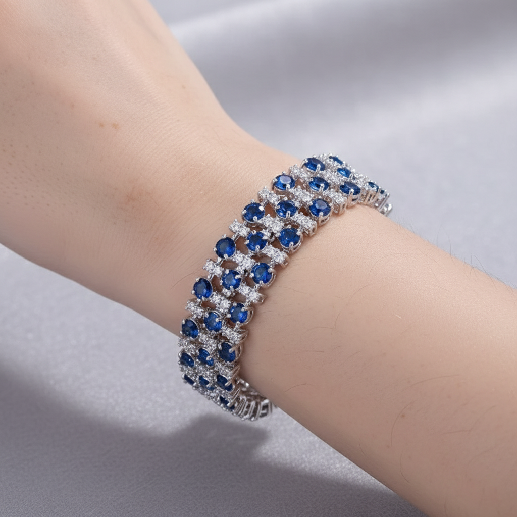 Rhian – Bracelet Zircon All-Match Haut de Gamme