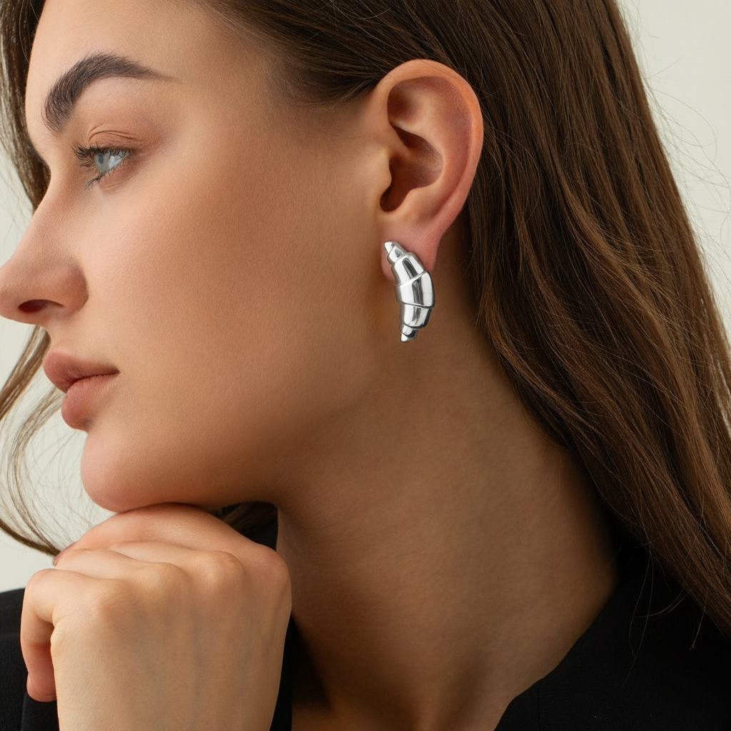 Rosalie – Boucles d’Oreilles Dorées Élégantes