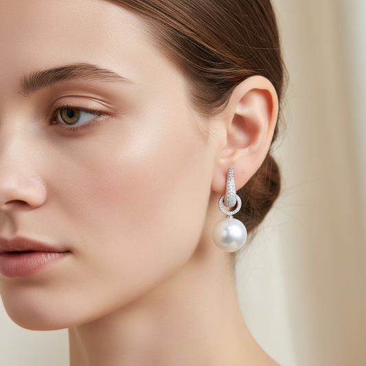 Thalia – Clip d’Oreille Mode Zircon Effet Luxe