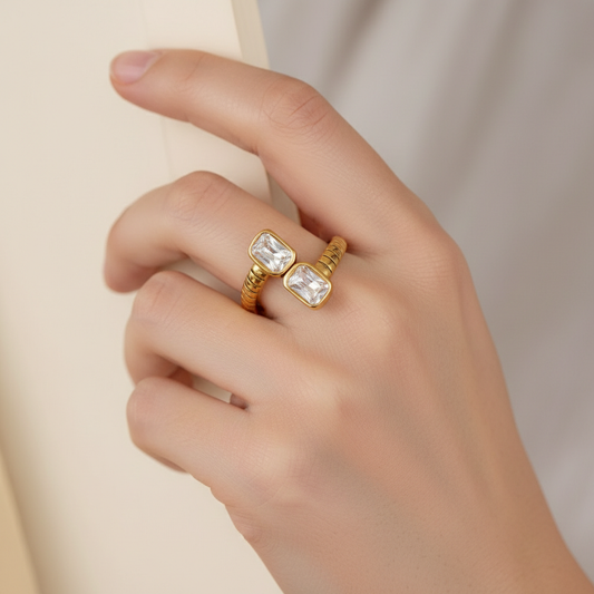 Lora – Bague Luxe Léger Haut de Gamme