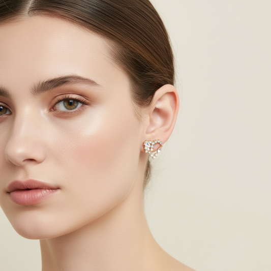 Ciara – Boucles d'oreilles perles et cristaux